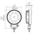 357101002 by HELLA - Worklight Value fit 5RD 1.0 LED MV CR BP