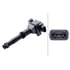 HELLA 358057971 Direct Ignition Coil Ignition Coil - 3-pin connector - Connector Type SAE - Bolted