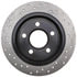 128.62058L by STOPTECH - StopTech Sport Cross Drilled Brake Rotor; Rear Left