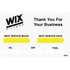 WI_1516 by WIX FILTERS - WIX Oil Change Decal