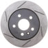 126.62125SR by STOPTECH - StopTech Sport Slotted Brake Rotor; Rear Right