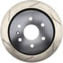 126.62137SR by STOPTECH - StopTech Sport Slotted Brake Rotor; Rear Right