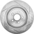 126.63030SR by STOPTECH - StopTech Sport Slotted Brake Rotor; Rear Right