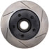 StopTech 126.66016SL Disc Brake Rotor Sport Slotted Brake Rotor, Front Left