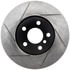 126.34180SR by STOPTECH - StopTech Sport Slotted Brake Rotor; Front Right