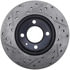 127.33023L by STOPTECH - StopTech Sport Drilled & Slotted Brake Rotor; Front Left