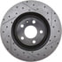 127.33124L by STOPTECH - StopTech Sport Drilled & Slotted Brake Rotor; Front Left