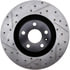 StopTech 127.33140R Disc Brake Rotor StopTech Sport Drilled & Slotted Brake Rotor; Front Right