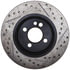127.34099R by STOPTECH - StopTech Sport Drilled & Slotted Brake Rotor; Front Right