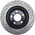 StopTech 127.34143R Disc Brake Rotor StopTech Sport Drilled & Slotted Brake Rotor; Rear Right