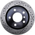 StopTech 127.34143R Disc Brake Rotor StopTech Sport Drilled & Slotted Brake Rotor; Rear Right