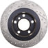 127.34146L by STOPTECH - StopTech Sport Drilled & Slotted Brake Rotor; Rear Left