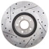 127.34186L by STOPTECH - StopTech Sport Drilled & Slotted Brake Rotor; Front Left