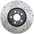 127.34186R by STOPTECH - StopTech Sport Drilled & Slotted Brake Rotor; Front Right