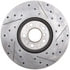 127.34186R by STOPTECH - StopTech Sport Drilled & Slotted Brake Rotor; Front Right