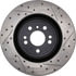 127.35138L by STOPTECH - StopTech Sport Drilled & Slotted Brake Rotor; Front Left