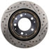 127.37019R by STOPTECH - StopTech Sport Drilled & Slotted Brake Rotor; Rear Right