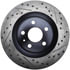 127.39049L by STOPTECH - StopTech Sport Drilled & Slotted Brake Rotor; Rear Left