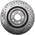 127.39049L by STOPTECH - StopTech Sport Drilled & Slotted Brake Rotor; Rear Left