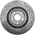 127.39049R by STOPTECH - StopTech Sport Drilled & Slotted Brake Rotor; Rear Right
