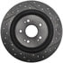 127.40087R by STOPTECH - StopTech Sport Drilled & Slotted Brake Rotor; Rear Right