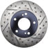 127.42046L by STOPTECH - StopTech Sport Drilled & Slotted Brake Rotor; Front Left