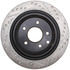 127.42072R by STOPTECH - StopTech Sport Drilled & Slotted Brake Rotor; Rear Right