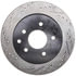 127.42072R by STOPTECH - StopTech Sport Drilled & Slotted Brake Rotor; Rear Right