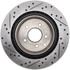127.42079L by STOPTECH - StopTech Sport Drilled & Slotted Brake Rotor; Rear Left