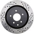 127.42079L by STOPTECH - StopTech Sport Drilled & Slotted Brake Rotor; Rear Left