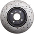 127.42083L by STOPTECH - StopTech Sport Drilled & Slotted Brake Rotor; Front Left