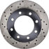 128.65112R by STOPTECH - StopTech Sport Cross Drilled Brake Rotor; Front Right