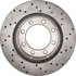 128.65112R by STOPTECH - StopTech Sport Cross Drilled Brake Rotor; Front Right