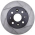 126.50011SL by STOPTECH - StopTech Sport Slotted Brake Rotor; Front Left
