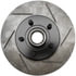 126.62018SL by STOPTECH - Sport Slotted Brake Rotor, Front Left