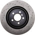 128.34131R by STOPTECH - StopTech Sport Cross Drilled Brake Rotor; Rear Left
