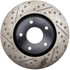 StopTech 127.42118R Disc Brake Rotor StopTech Sport Drilled & Slotted Brake Rotor; Front Right