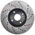 127.44182R by STOPTECH - StopTech Sport Drilled & Slotted Brake Rotor; Front Right