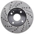 127.44182R by STOPTECH - StopTech Sport Drilled & Slotted Brake Rotor; Front Right