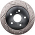127.44195L by STOPTECH - StopTech Sport Drilled & Slotted Brake Rotor; Rear Left
