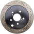 127.47033L by STOPTECH - StopTech Sport Drilled & Slotted Brake Rotor; Rear Left