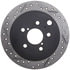 StopTech 127.47033R Disc Brake Rotor StopTech Sport Drilled & Slotted Brake Rotor; Rear Right