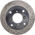 127.48001L by STOPTECH - StopTech Sport Drilled & Slotted Brake Rotor; Front Left