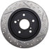 127.48013R by STOPTECH - StopTech Sport Drilled & Slotted Brake Rotor; Rear Right
