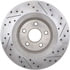 127.58003CR by STOPTECH - StopTech Sport Cryo Drilled & Slotted Brake Rotor; Front Right