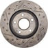 127.62023CL by STOPTECH - StopTech Sport Cryo Drilled & Slotted Brake Rotor; Front Left