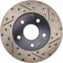 127.62023CL by STOPTECH - StopTech Sport Cryo Drilled & Slotted Brake Rotor; Front Left