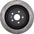 127.62107CL by STOPTECH - StopTech Sport Cryo Drilled & Slotted Brake Rotor; Rear Left