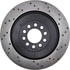 128.20018L by STOPTECH - StopTech Sport Cross Drilled Brake Rotor; Front Left