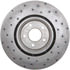 128.33124L by STOPTECH - StopTech Sport Cross Drilled Brake Rotor; Front Left